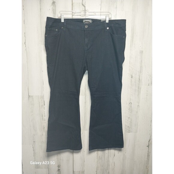 Torrid Luxe Slim Boot Super Stretch Mid-Rise Jeans Rainstorm 18 XS New - Picture 1 of 8